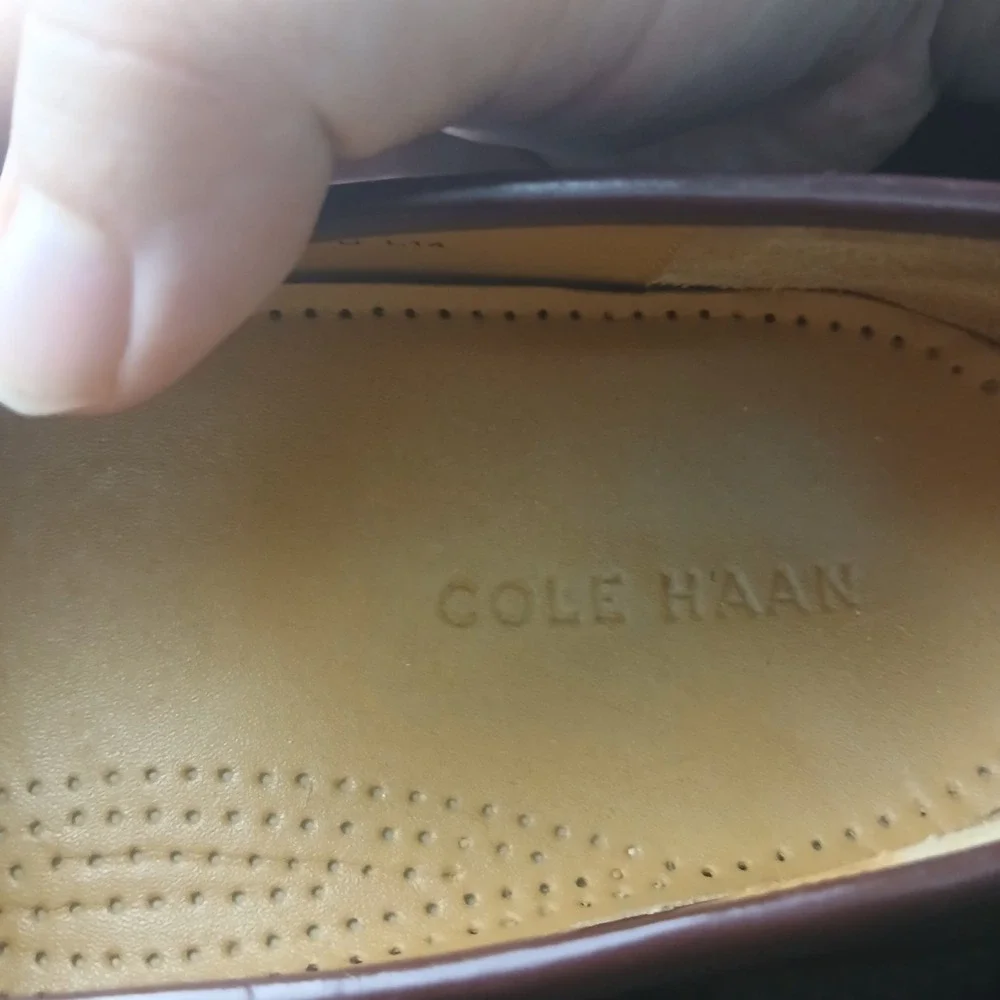 Cole Haan Tassel Loafers 11.5 D Burgundy Leather Dress Shoes 03507 Preppy